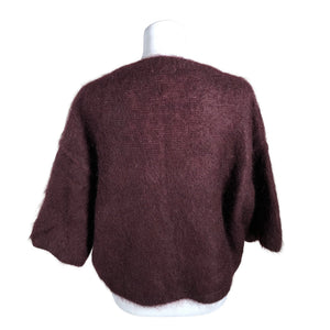 Unisex Bypias - Kampsun, suurus 40 - Veinipunane (2)