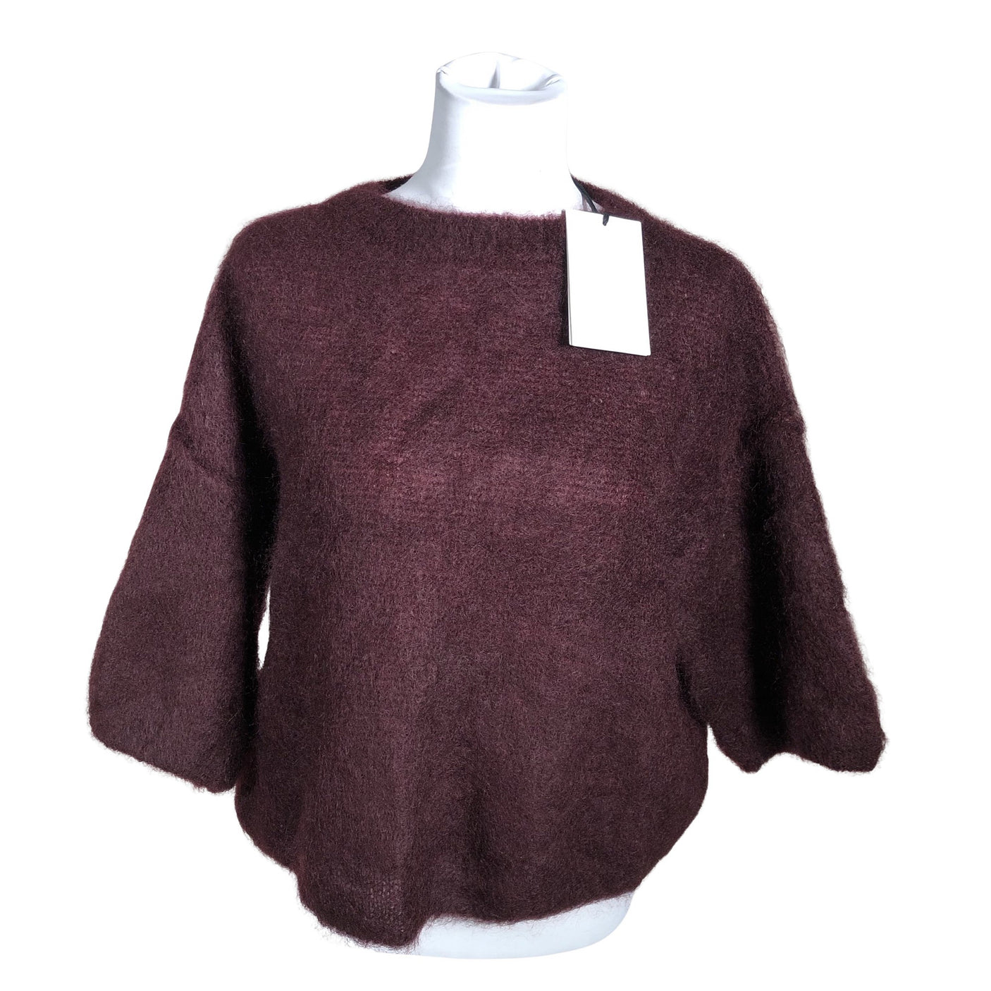 Unisex Bypias - Kampsun, suurus 40 - Veinipunane (1)