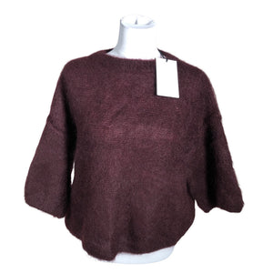 Unisex Bypias - Kampsun, suurus 40 - Veinipunane (1)