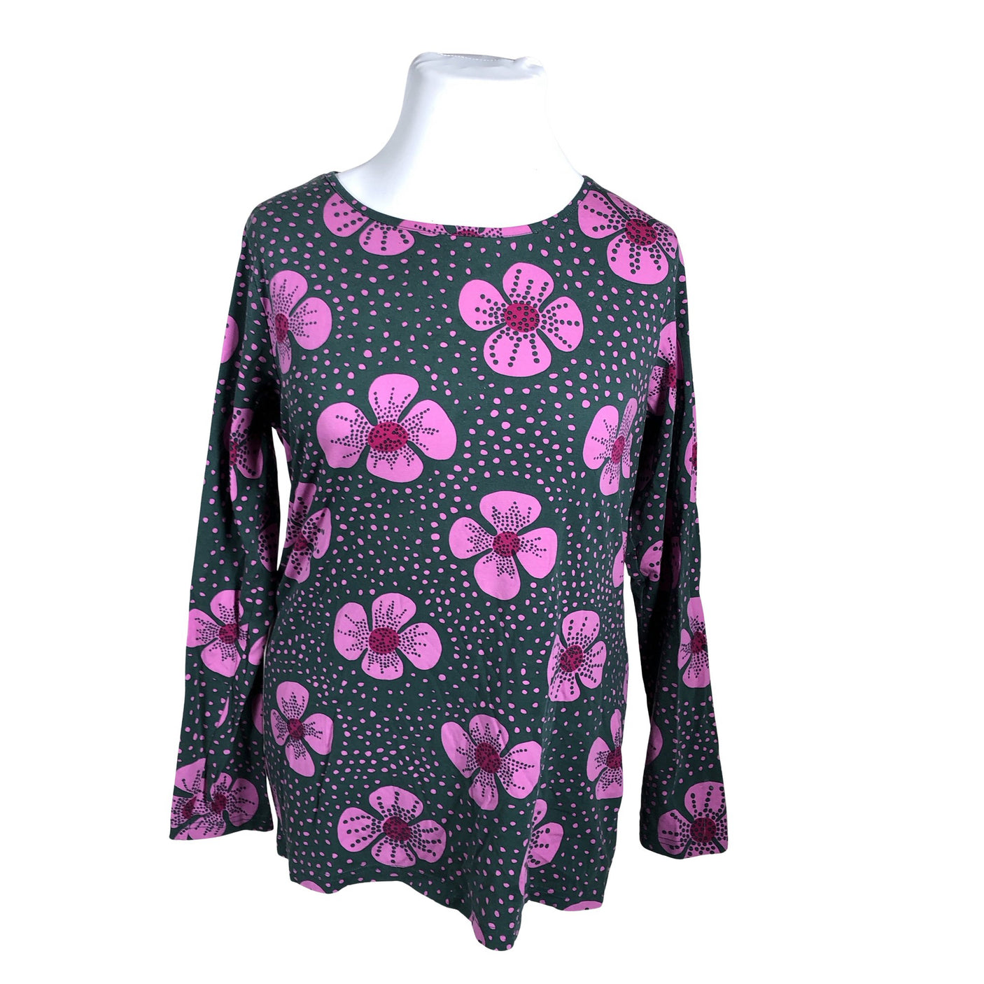 Unisex Marimekko - Trikotaažist pluus, suurus 42 - Roheline (1)