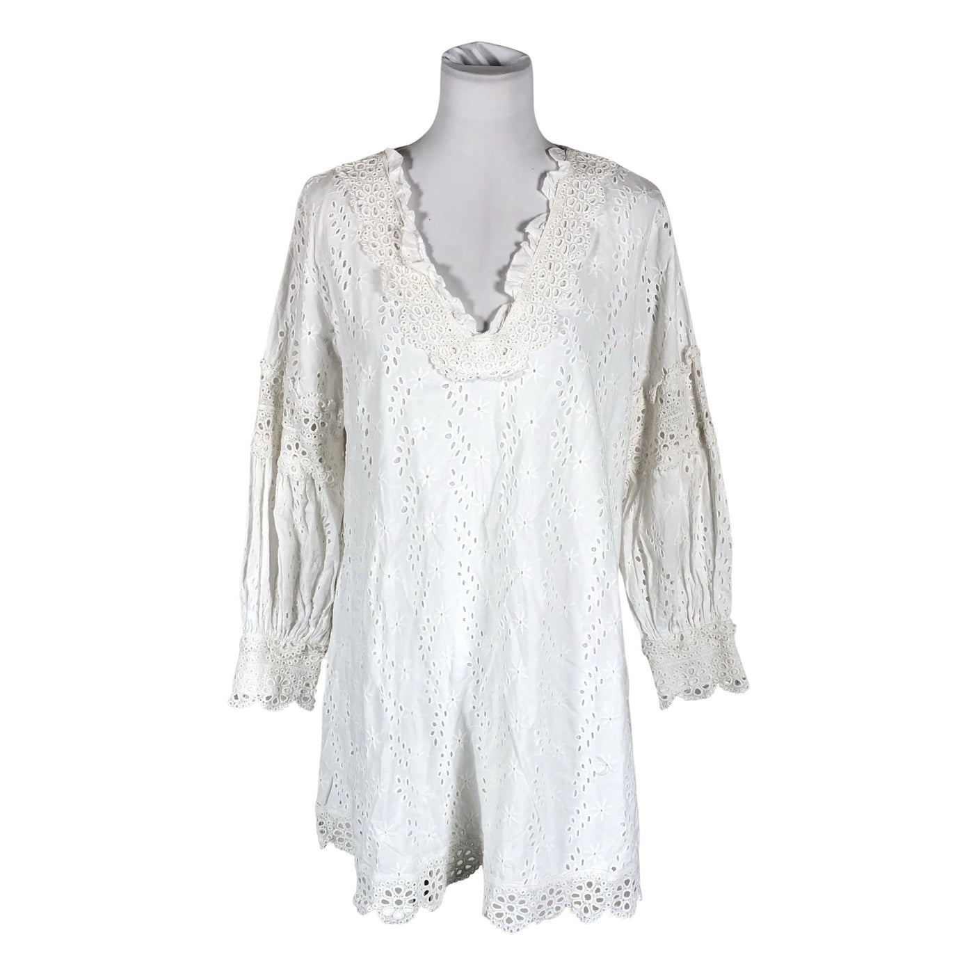 Unisex Amanda Boutique Collection - Mitteveniv kleit, suurus 40 - Valge (1)