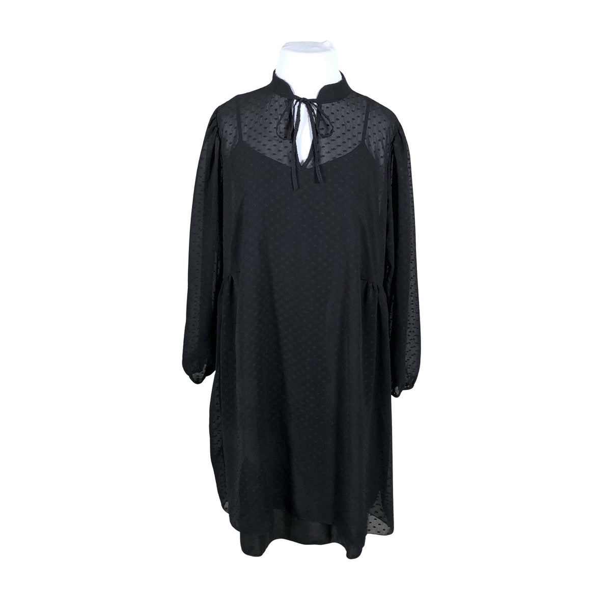 Unisex Zone - Õhuke kleit, suurus 48 - Must (1)
