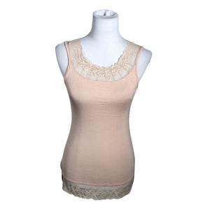 Unisex Cream - Trikotaažist topp, suurus 34 - Beige (1)