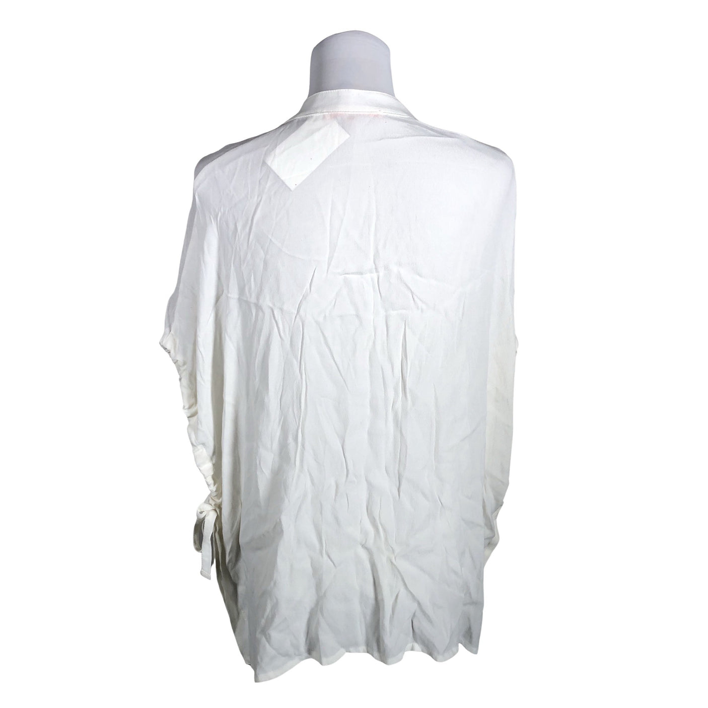 Unisex La Fée Maraboutée - Lühikeste käistega pluus, suurus 40 - Valge (3)