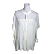 Unisex La Fée Maraboutée - Lühikeste käistega pluus, suurus 40 - Valge ()