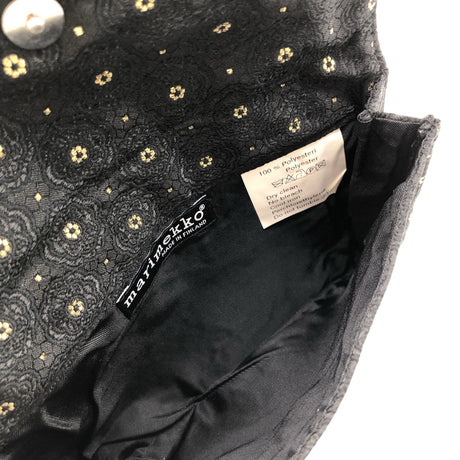 Unisex Marimekko - Käekott, suurus Mini - Must (2)