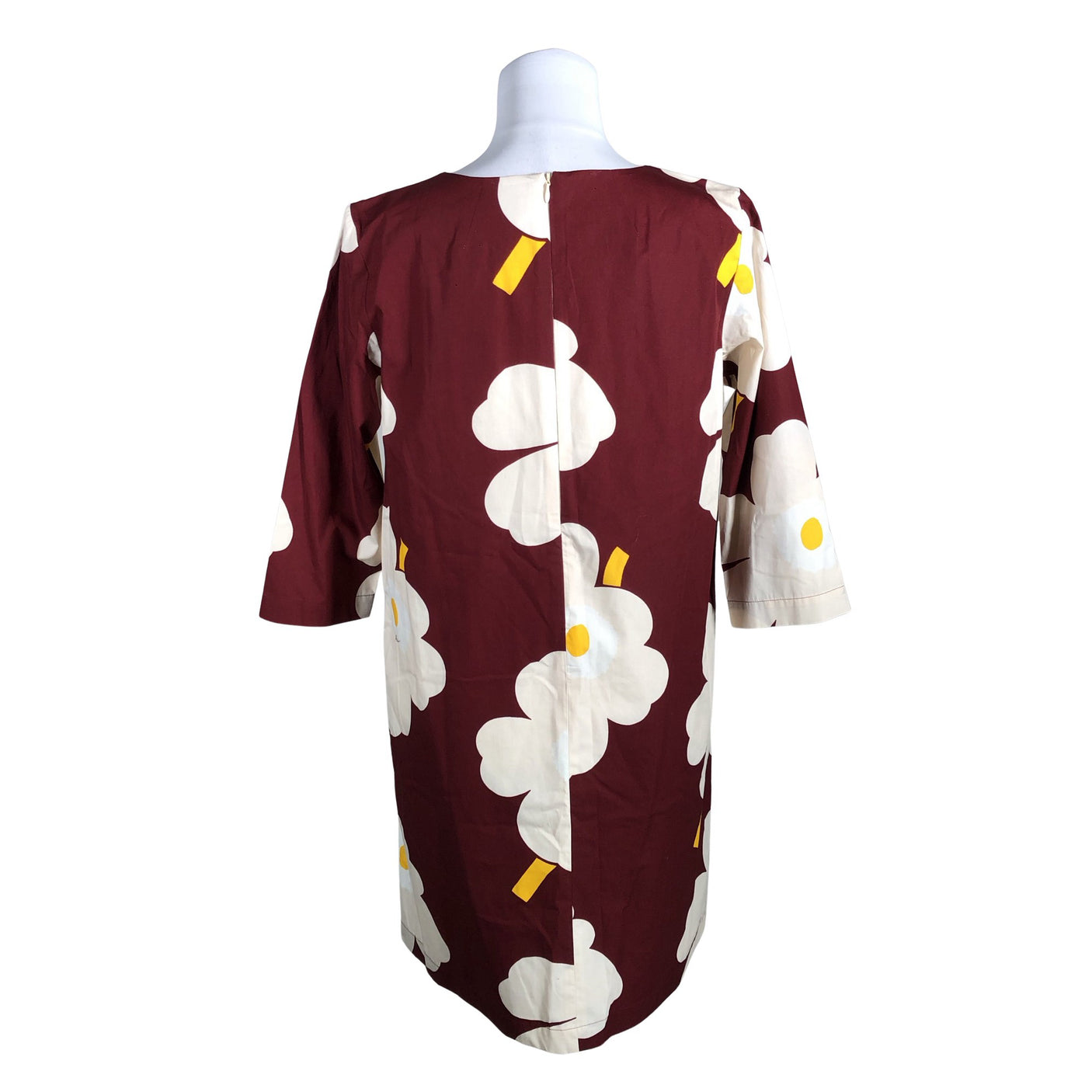 Unisex Marimekko - Mitteveniv kleit, suurus 36 - Veinipunane (2)