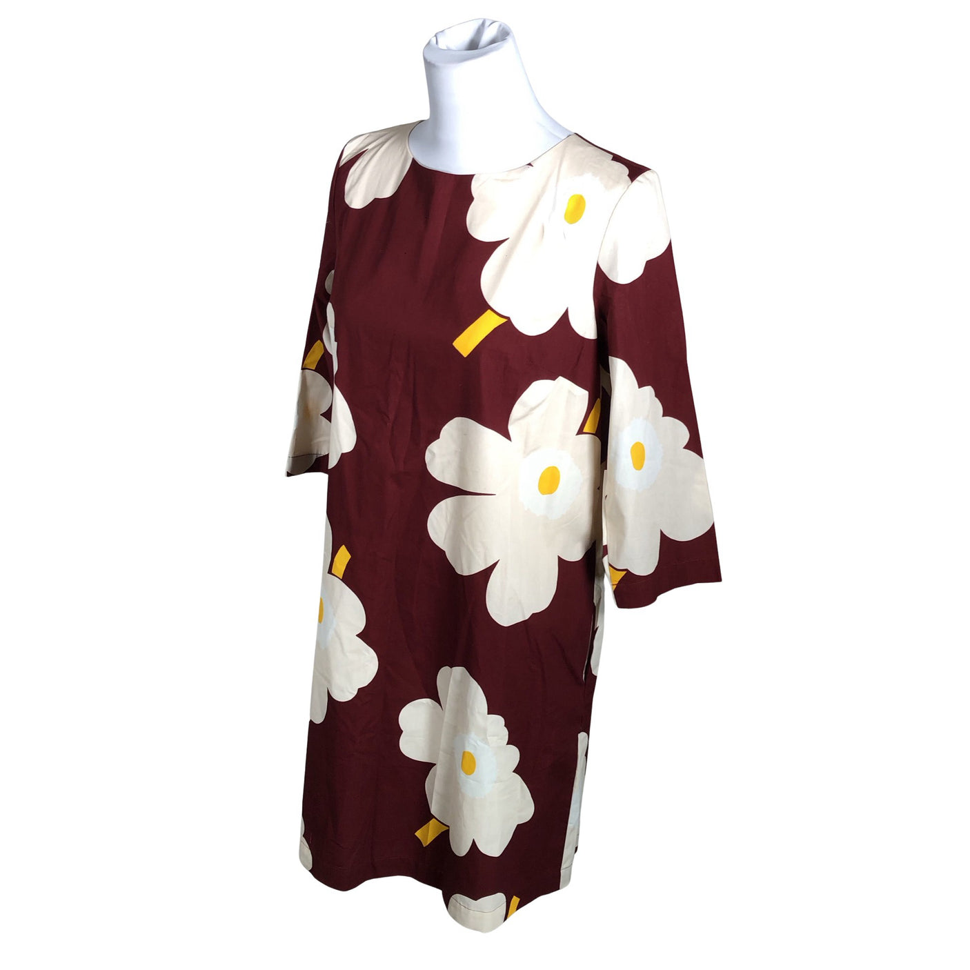 Unisex Marimekko - Mitteveniv kleit, suurus 36 - Veinipunane (3)