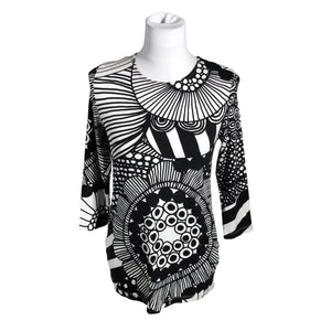 Unisex Marimekko - Trikotaažist pluus, suurus 38 - Must (1)