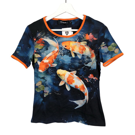 Unisex Desigual - T-särk, suurus 158 - 164 - Sinine ()