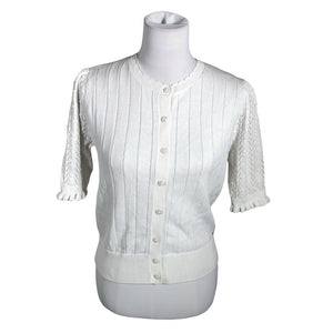 Unisex Holly & Whyte by Lindex - Kardigan, suurus 38 - Valge (1)