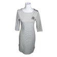 Unisex Torstai - Trikotaažist kleit, suurus 34 - Valge ()