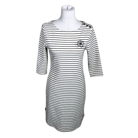 Unisex Torstai - Trikotaažist kleit, suurus 34 - Valge ()