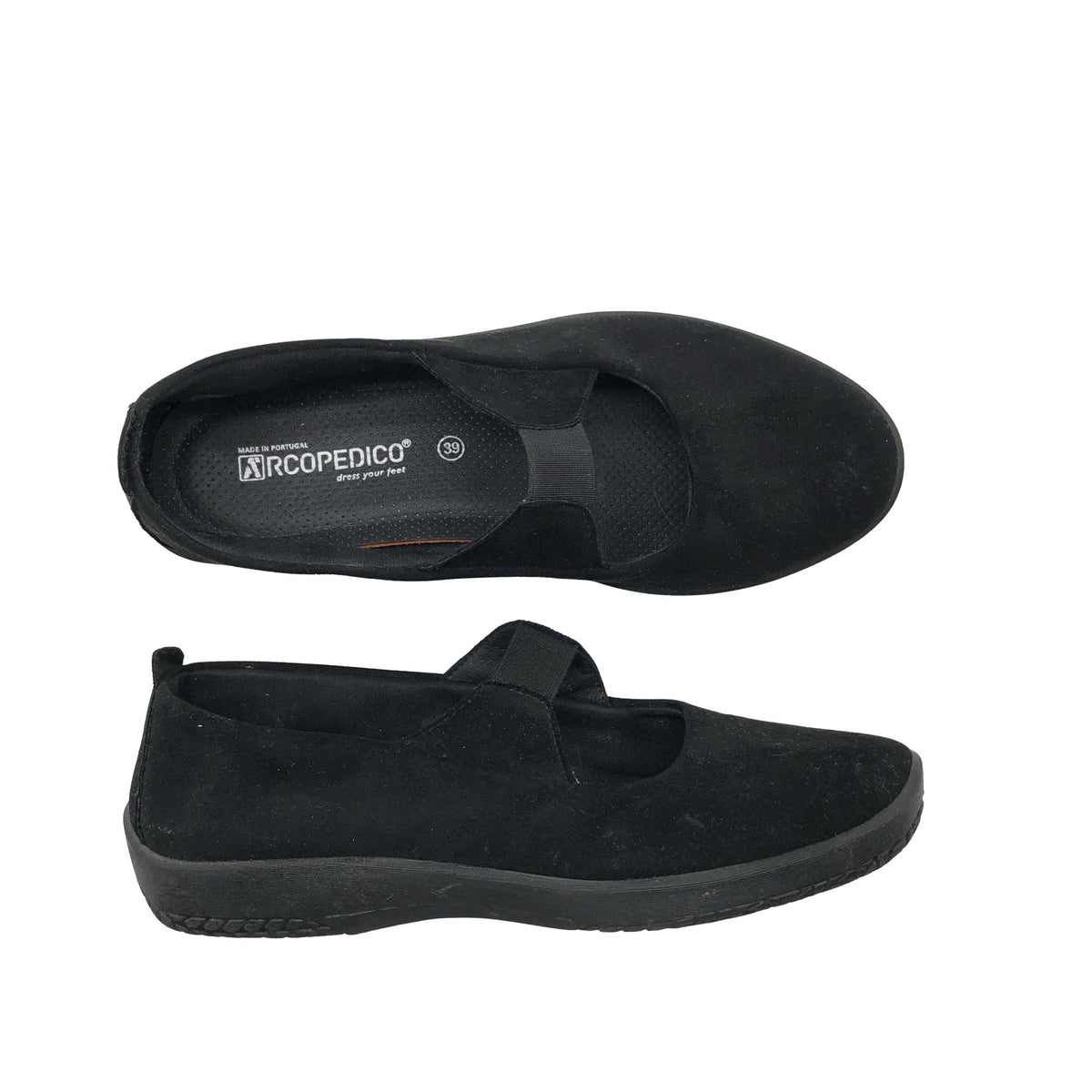 Unisex Arcopedico - Baleriinad, suurus 39 - Must (1)