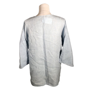 Unisex In Front - Lühikeste käistega pluus, suurus 40 - Helesinine (2)