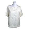 Unisex COS - Lühikeste käistega pluus, suurus 40 - Looduslik valge ()