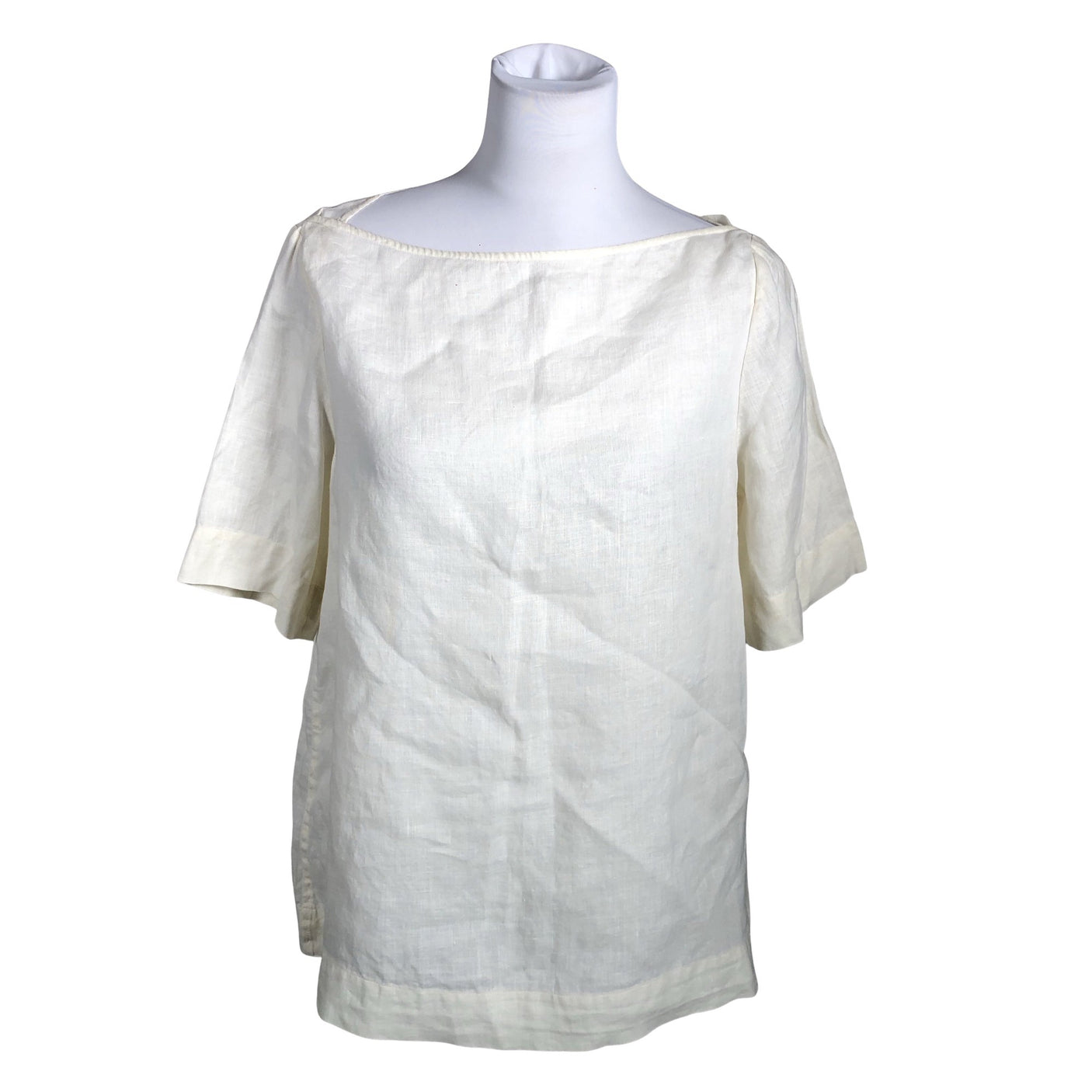 Unisex COS - Lühikeste käistega pluus, suurus 40 - Looduslik valge (1)