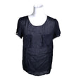 Unisex InWear - Lühikeste käistega pluus, suurus 36 - Sinine ()