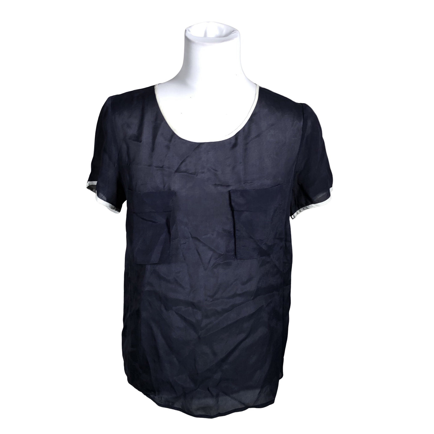 Unisex InWear - Lühikeste käistega pluus, suurus 36 - Sinine (1)