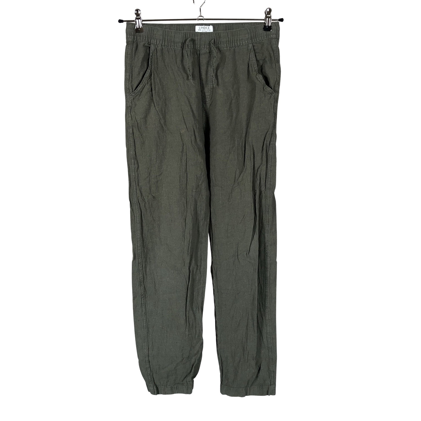 Unisex Lindex - Mittevenivad püksid, suurus 34 - Roheline (1)