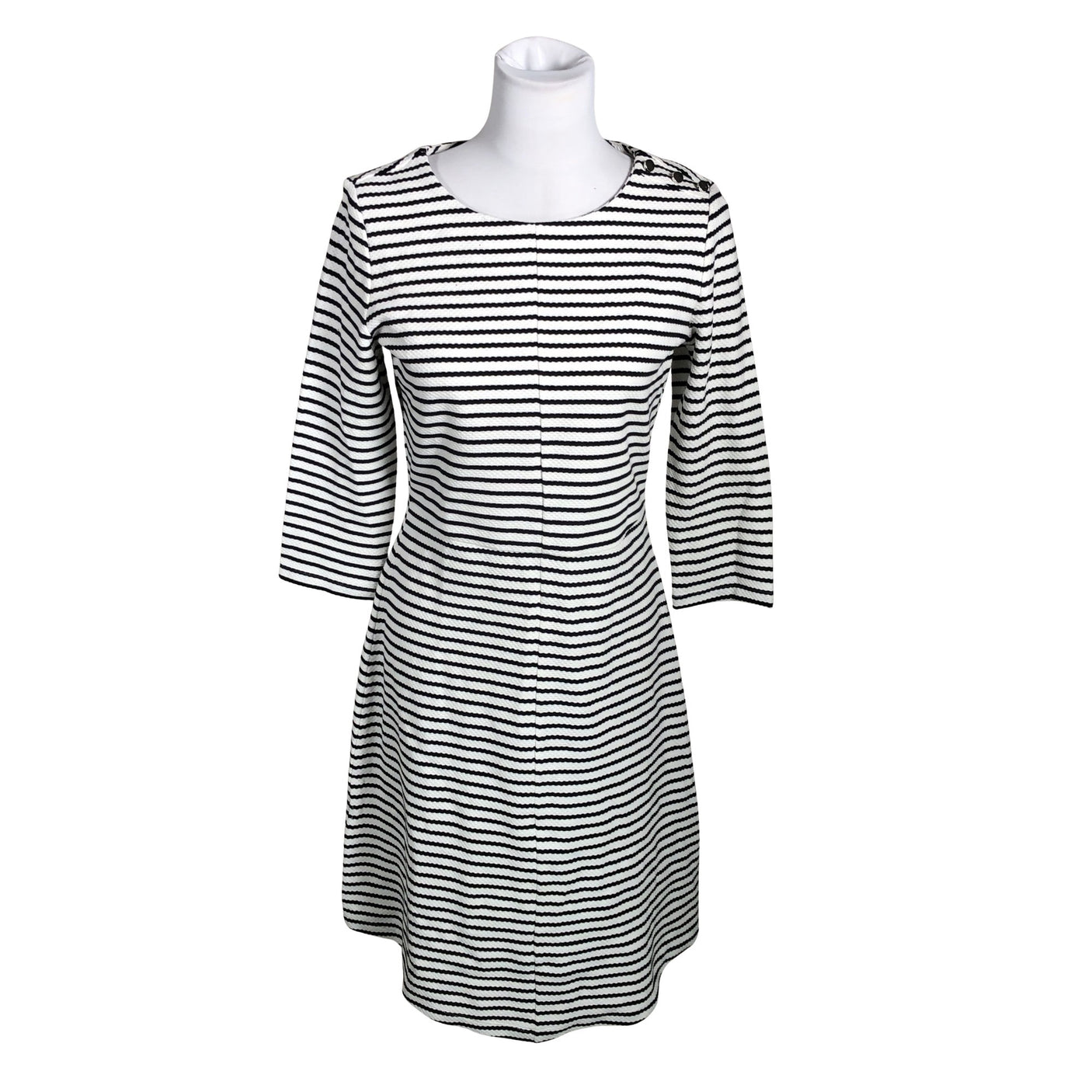 Unisex Tom Tailor - Trikotaažist kleit, suurus 38 - Valge (1)