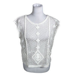 Unisex Esqualo - Topp, suurus 40 - Valge (1)