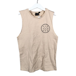 Unisex KiddoW - Trikotaažist topp, suurus 140 - 146 - Beige (1)