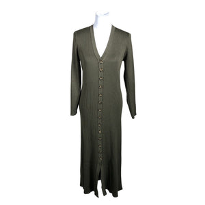 Unisex Lindex - Kootud kleit, suurus 40 - Roheline (1)
