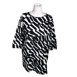 Unisex Marimekko - Trikotaažist tuunika, suurus 40 - Must (1)