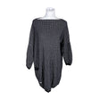 Unisex Kaino - Kootud kleit, suurus 38 - Must ()