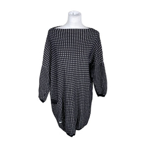 Unisex Kaino - Kootud kleit, suurus 38 - Must (1)