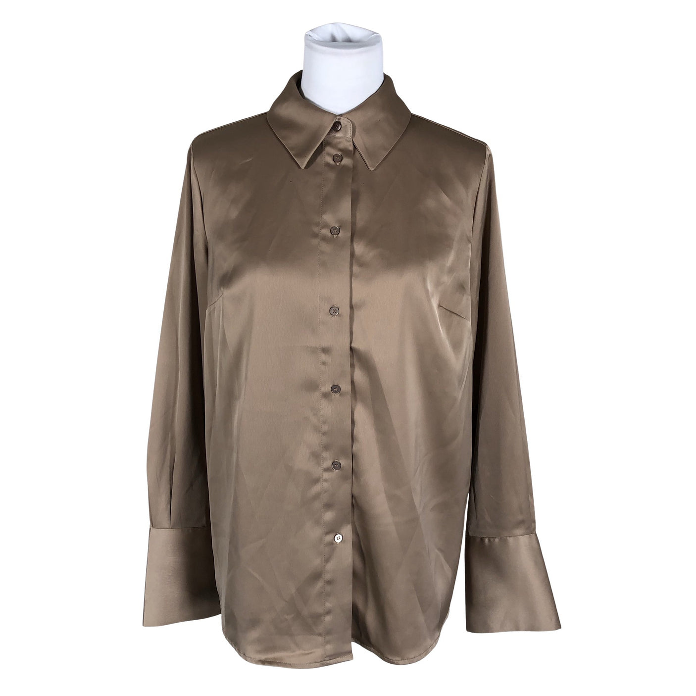 Unisex Na-KD - Pluus, suurus 38 - Pruun (1)