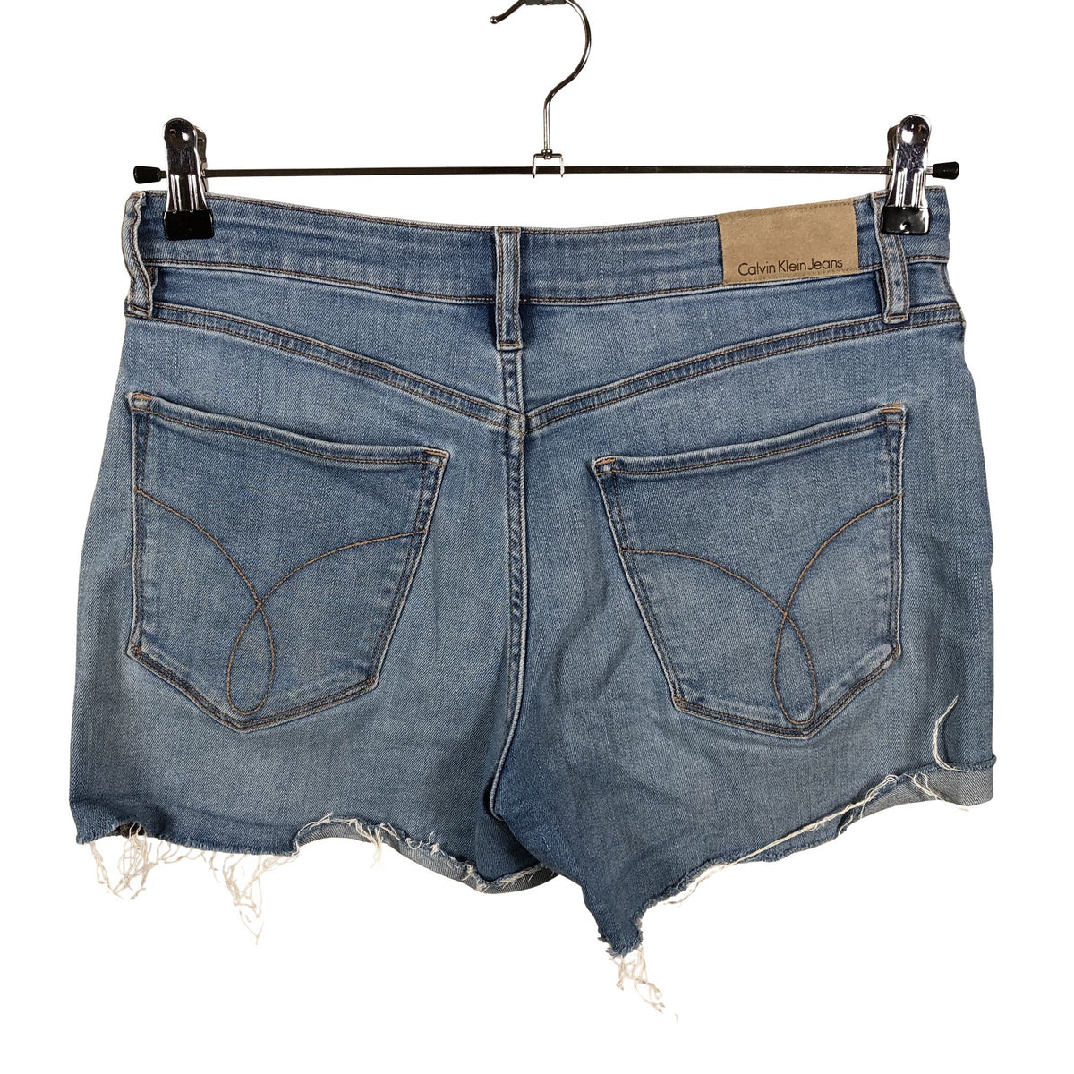 Unisex Calvin Klein Jeans - Teksast lühikesed püksid, suurus W28 - Helesinine (2)
