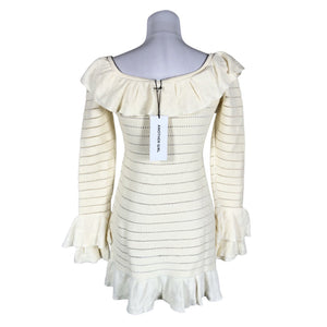 Unisex Another Girl - Kootud kleit, suurus 34 - Looduslik valge (2)