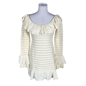 Unisex Another Girl - Kootud kleit, suurus 34 - Looduslik valge (1)