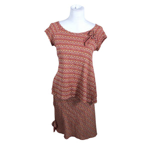 Unisex Antoine & Lili - Lühikeste käistega pluus, suurus 36 - Punane (1)