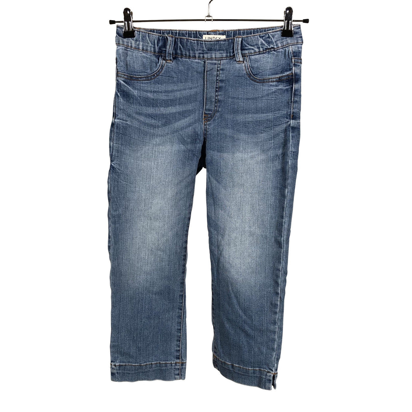 Unisex Lindex - Teksast poolpikad püksid, suurus 36 - Sinine (1)