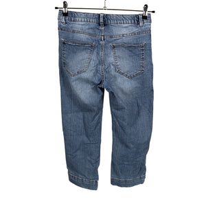Unisex Lindex - Teksast poolpikad püksid, suurus 36 - Sinine (2)