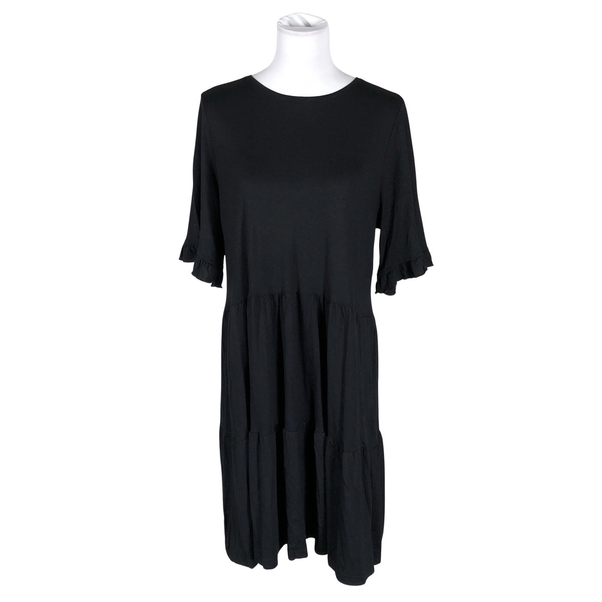 Unisex Nanso - Trikotaažist kleit, suurus 40 - Must (1)