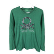 Unisex Benetton - Trikotaažist pluus, suurus 116 - 122 - Roheline ()