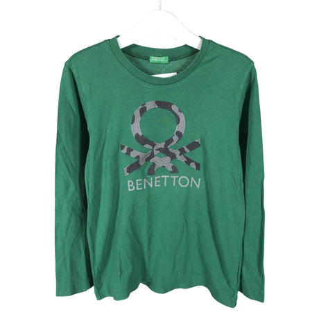Unisex Benetton - Trikotaažist pluus, suurus 116 - 122 - Roheline ()