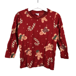 Unisex Lindex - Trikotaažist pluus, suurus 104 - 110 - Punane (1)