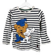 Unisex Lindex - Trikotaažist pluus, suurus 104 - 110 - Valge ()