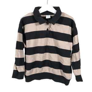 Unisex Lindex - Trikotaažist pluus, suurus 116 - 122 - Must (1)
