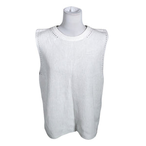 Unisex Esprit - Kootud vest, suurus 40 - Valge (1)