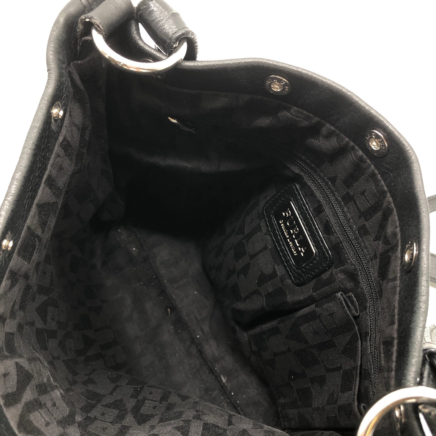 Unisex Furla - Õlakott, suurus Midi - Must (2)