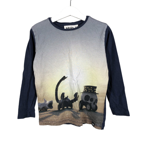 Unisex Molo Kids - Trikotaažist pluus, suurus 104 - 110 - Sinine ()
