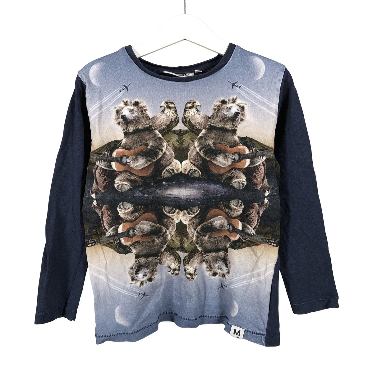 Unisex Molo Kids - Trikotaažist pluus, suurus 104 - 110 - Sinine (1)