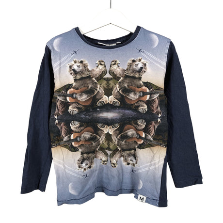Unisex Molo Kids - Trikotaažist pluus, suurus 104 - 110 - Sinine ()