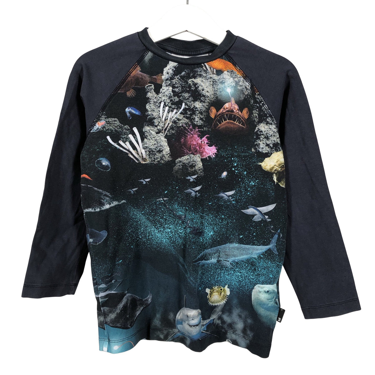 Unisex Molo Kids - Trikotaažist pluus, suurus 104 - 110 - Sinine (1)